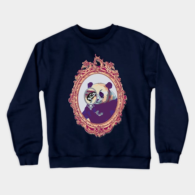 Panda MakeUp Crewneck Sweatshirt by MisconceivedFantasy